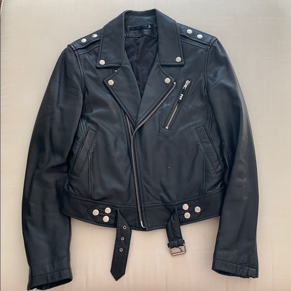 BLK DNM Leather Motorcycle Jacket